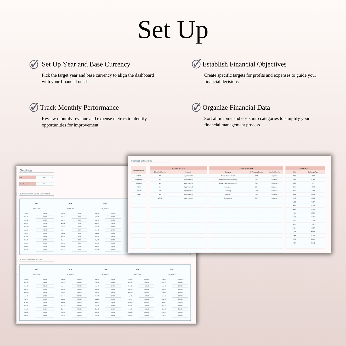 Zillow Income & Expense Spreadsheet for Hosts & Property Managers for Excel & Google Sheets Keyzai