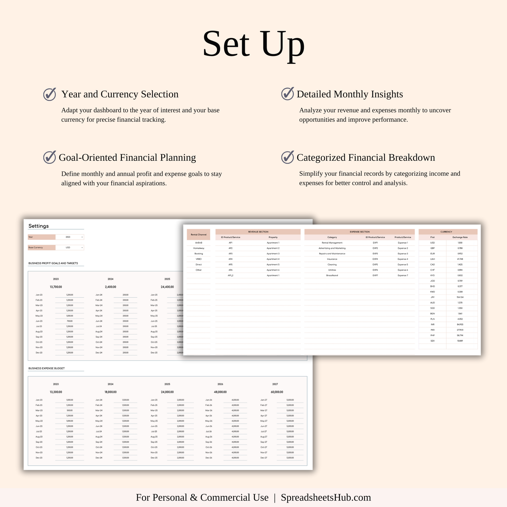 PLR - Rental Property Management Spreadsheet (Elegant Theme) Keyzai