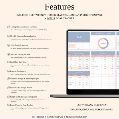 PLR - Budget Planner Template Keyzai