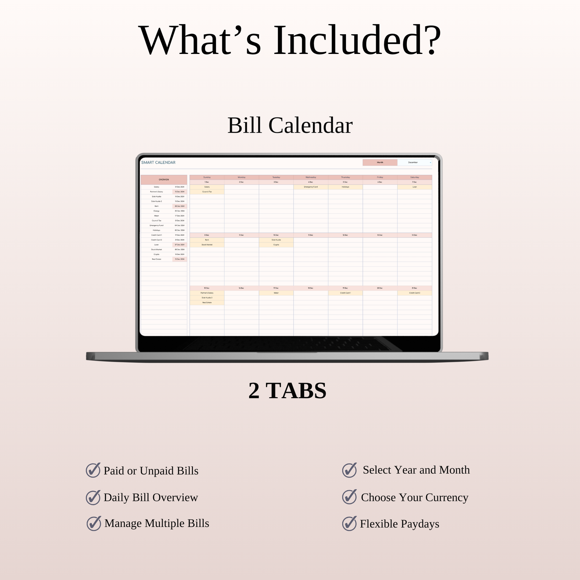 All-in-One Simple Spreadsheet Bundle Keyzai