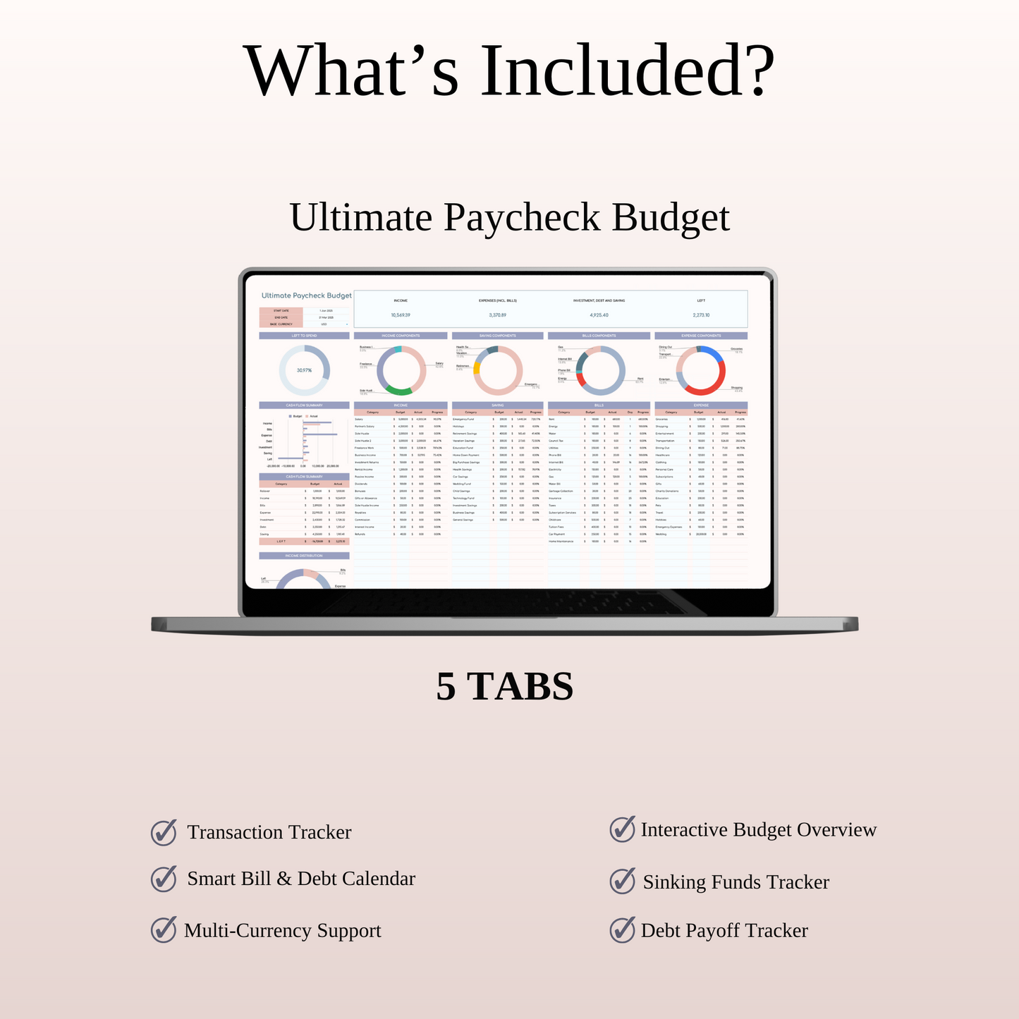 Time-Saving Spreadsheet Bundle Keyzai