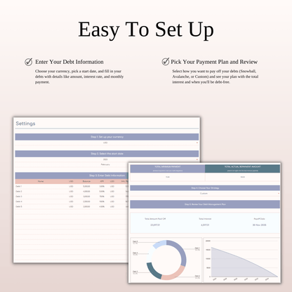 Debt Payoff Tracker Dashboard Template in Excel & Google Sheets Keyzai
