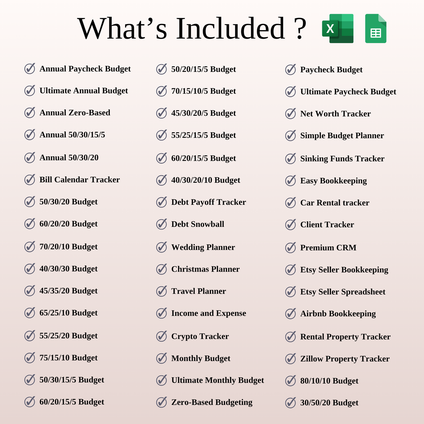 All-in-One Budgeting & Finance Bundle Keyzai