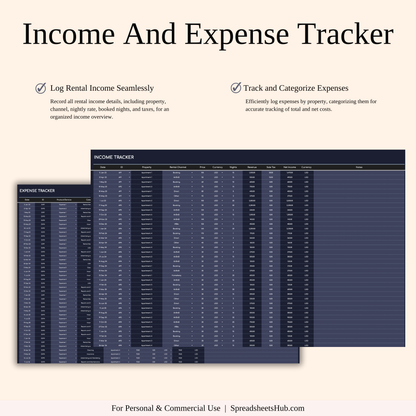 PLR - Zillow Bookkeeping Tracker (Dark Theme) Keyzai