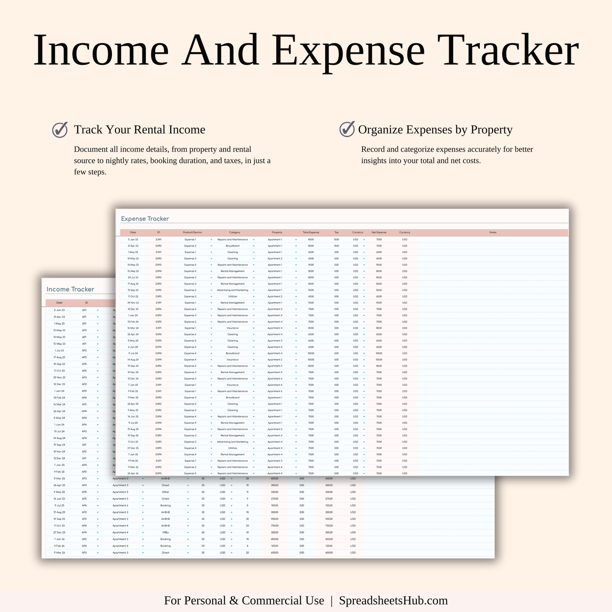 PLR - Zillow Income & Expense Spreadsheet Keyzai