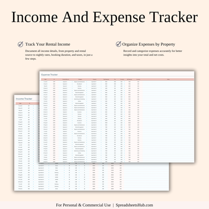 PLR - Zillow Income & Expense Spreadsheet Keyzai