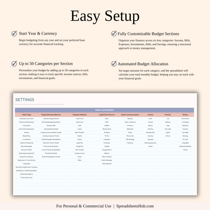 PLR - Client Tracker Spreadsheet Template Keyzai