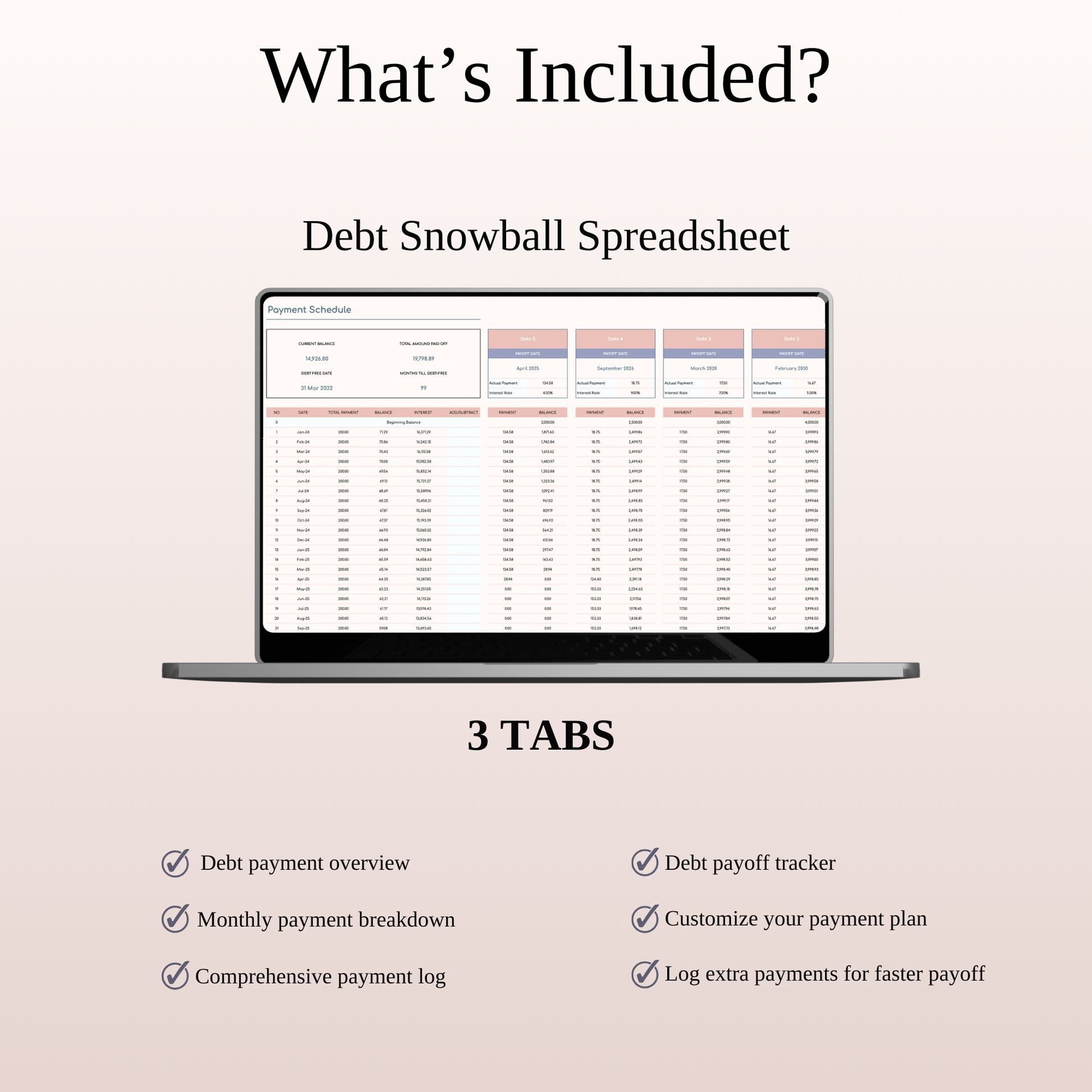 All-in-One Simple Spreadsheet Bundle Keyzai