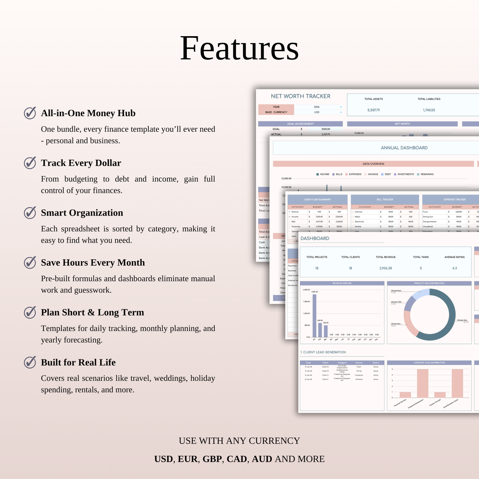 All-in-One Budgeting & Finance Bundle Keyzai