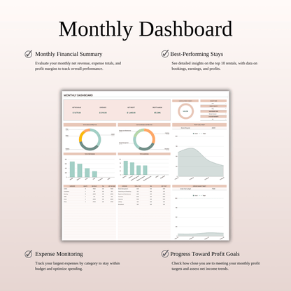 Rental Property Management Spreadsheet Template (Elegant Theme) Keyzai