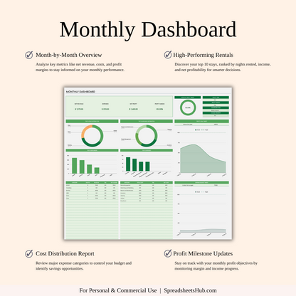 PLR - Rental Property Bookkeeping Tracker (Green Theme) Keyzai