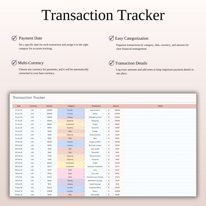Ultimate Monthly Budget Spreadsheet Template Excel & Google Sheets Keyzai