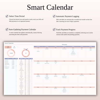 Ultimate Paycheck Budget Spreadsheet Template Excel & Google Sheets Keyzai