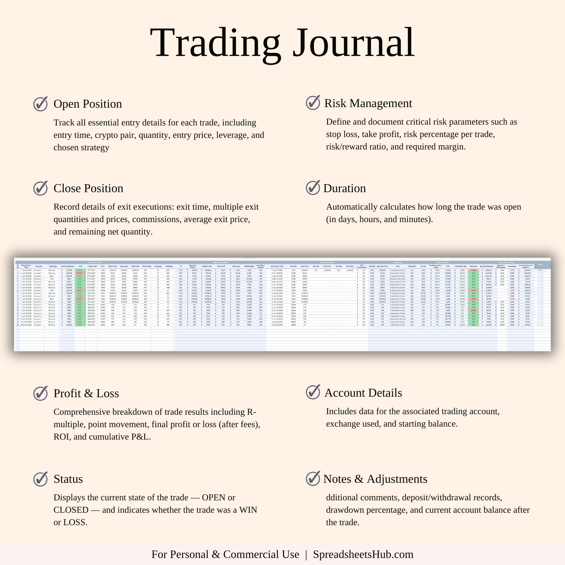 PLR - Crypto Trading Journal Keyzai