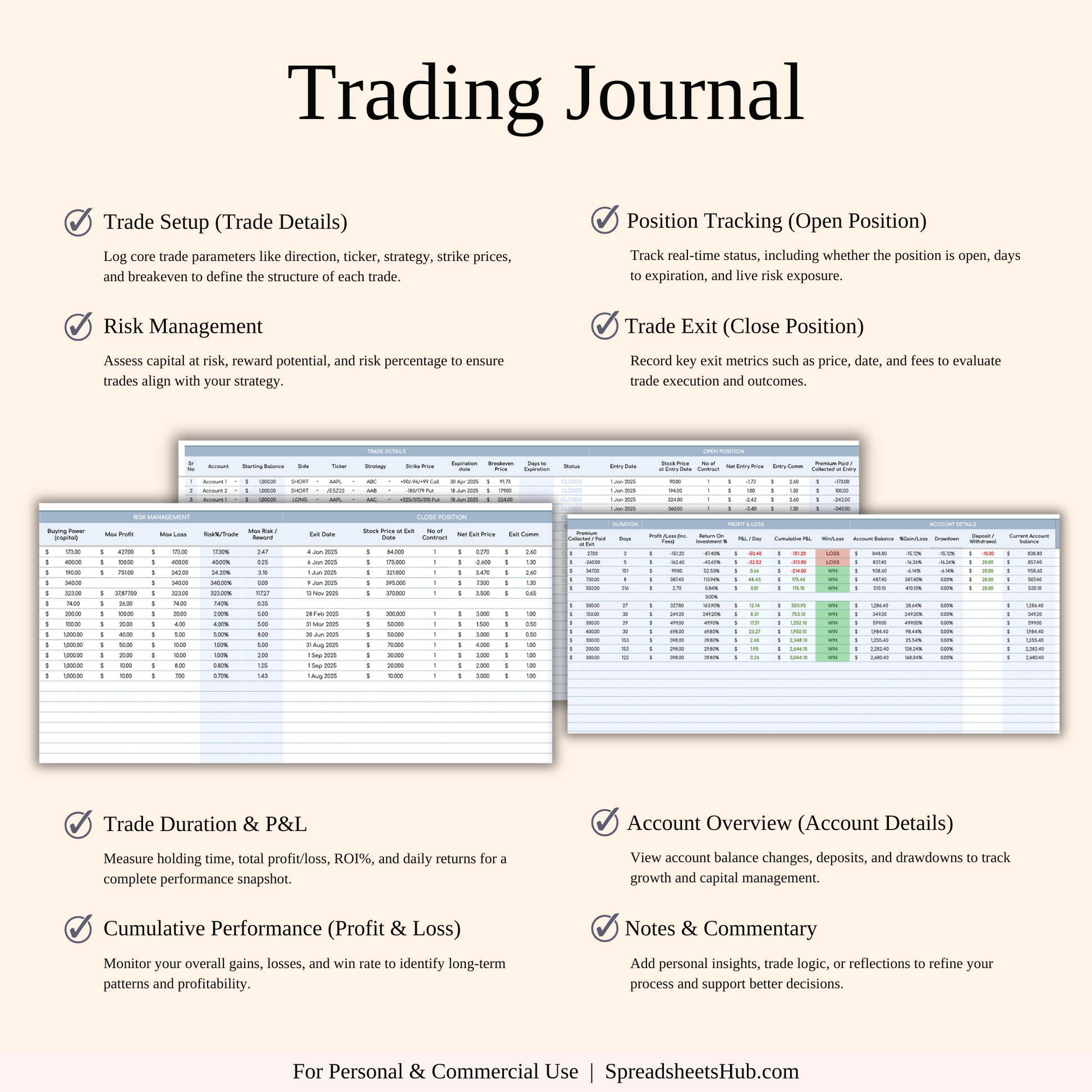 PLR - Options Trading Journal Keyzai
