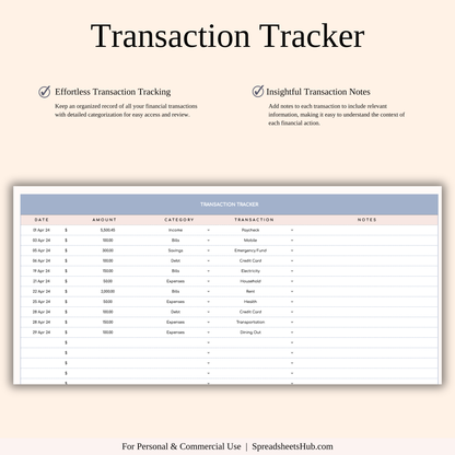 PLR - Budget Planner Template Keyzai