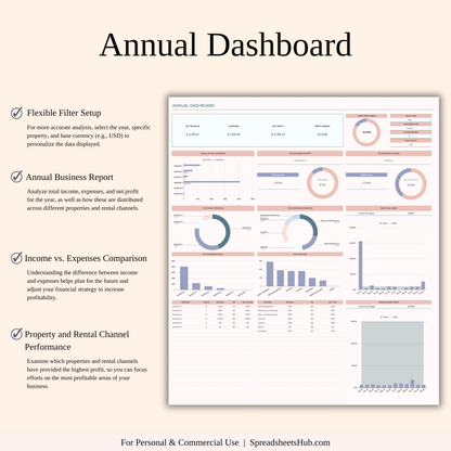 PLR - Airbnb Income and Expense Spreadsheet Keyzai