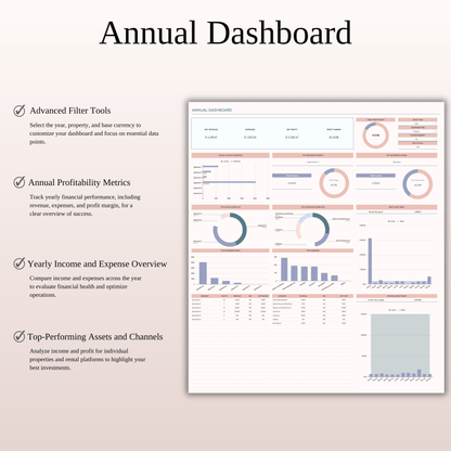 Zillow Income & Expense Spreadsheet for Hosts & Property Managers for Excel & Google Sheets Keyzai