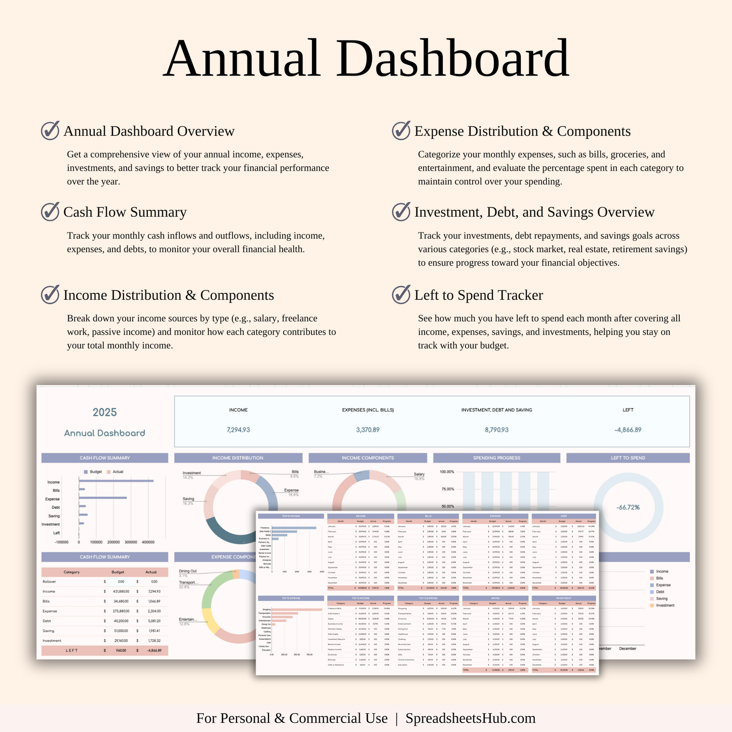 PLR - Annual Paycheck Budget Keyzai