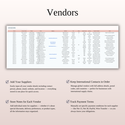 Inventory Tracker Spreadsheet Template for Google Sheets & Excel Keyzai
