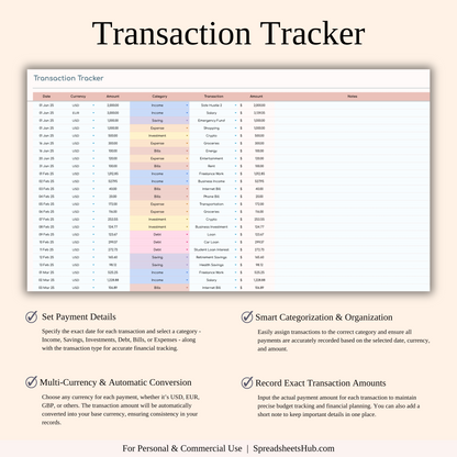 PLR - Monthly Budget Spreadsheet Template Keyzai