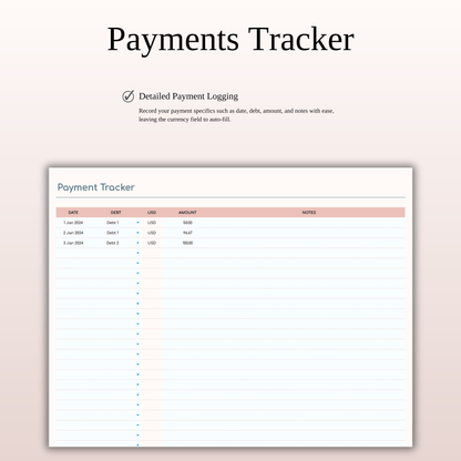 Debt Snowball Calculator Spreadsheet Template for Excel & Google Sheets Keyzai
