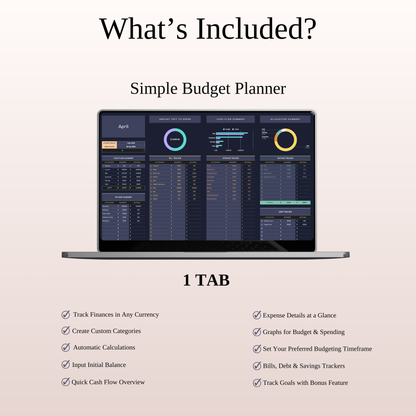 Financial Tools in Dark Theme Keyzai