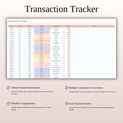 Budget by Paycheck Spreadsheet Template for Excel and Google Sheets Keyzai