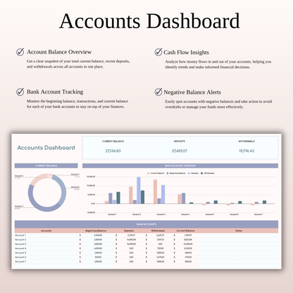 Annual 50/30/20 Budget Spreadsheet Template for Excel & Google Sheets Keyzai