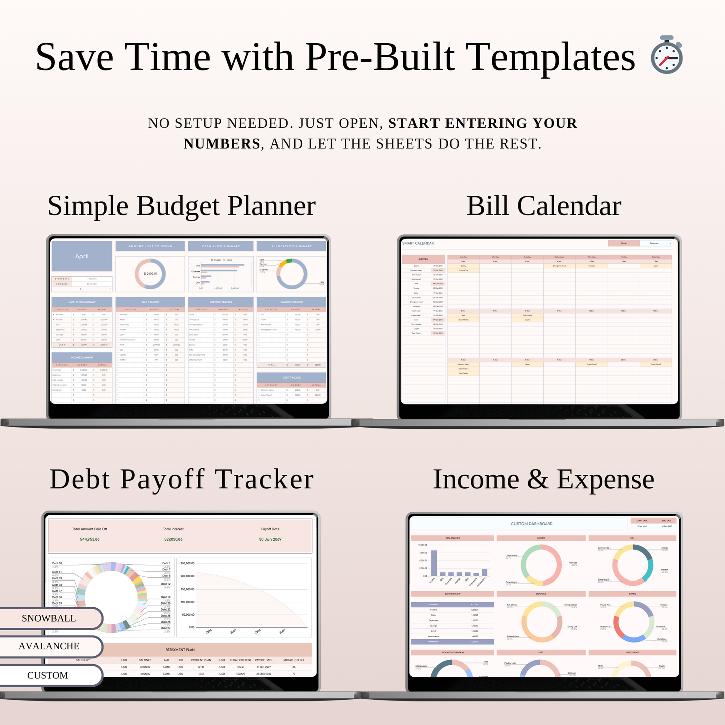 All-in-One Budgeting & Finance Bundle Keyzai
