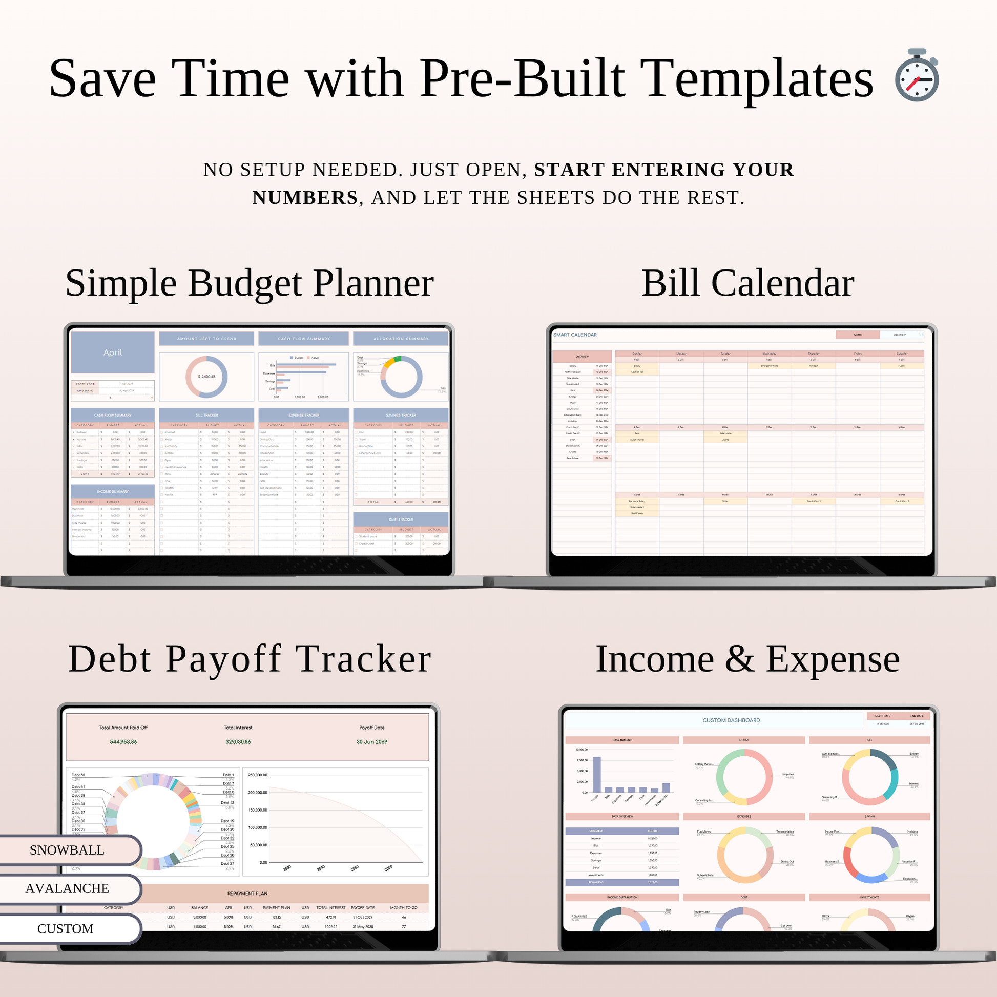 All-in-One Budgeting & Finance Bundle Keyzai