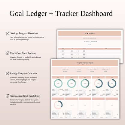 Easy Budget Planner for Personal Finance Tracking (Elegant Theme) Keyzai