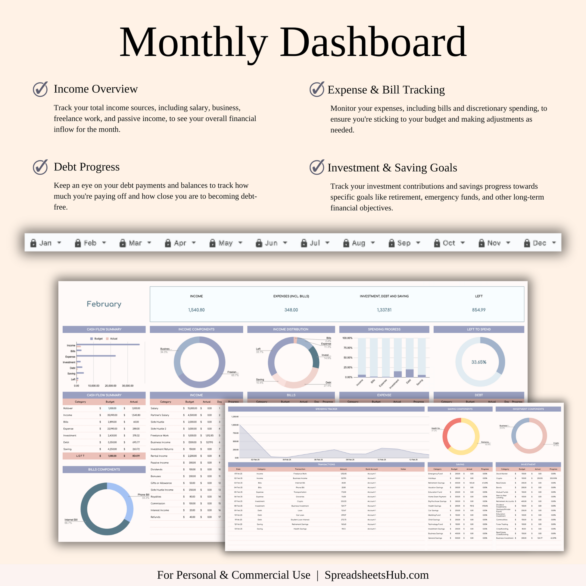 PLR - Annual Paycheck Budget Keyzai