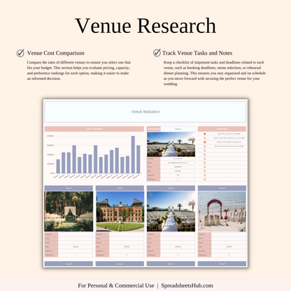 PLR - Wedding Planner Spreadsheet Template Keyzai