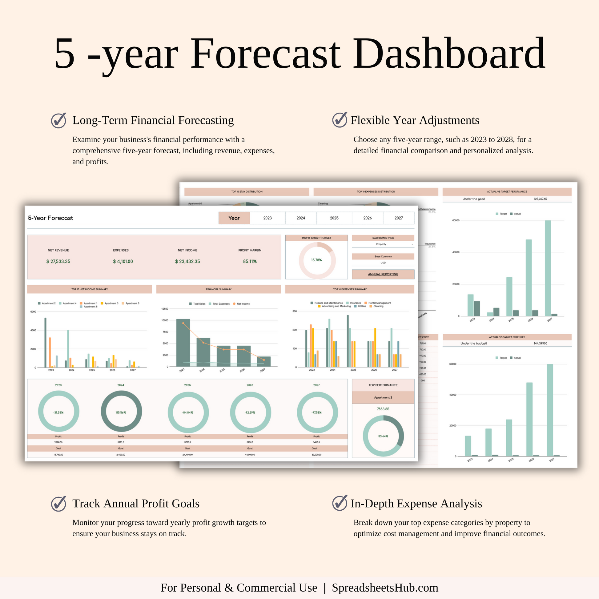 PLR - Rental Property Management Spreadsheet (Elegant Theme) Keyzai