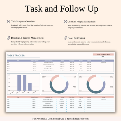 PLR - CRM Template for Excel and Google Sheets Keyzai