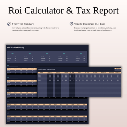 Zillow Bookkeeping Tracker | Excel & Google Sheets Template (Dark Theme) Keyzai