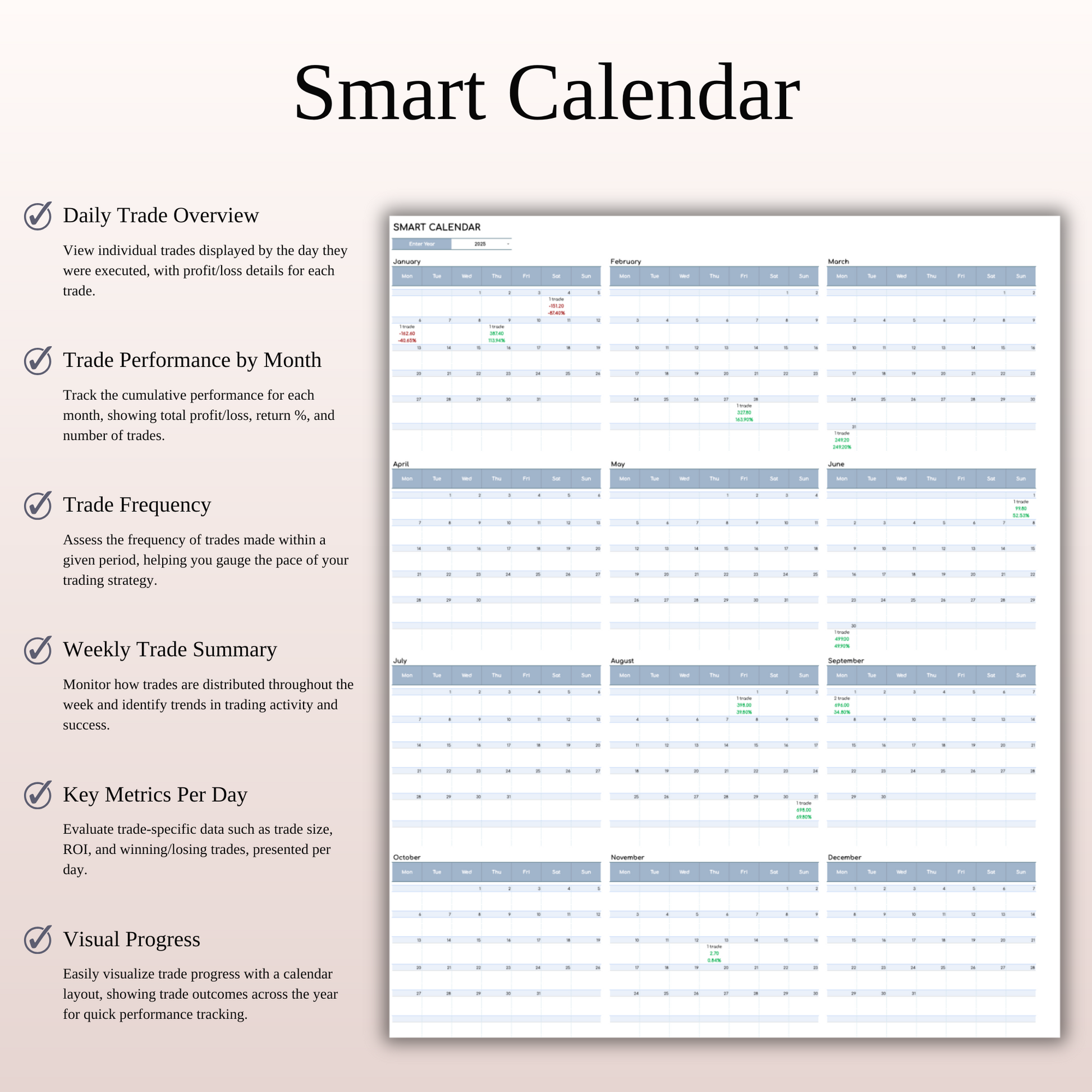 Options Trading Journal Template for Google Sheets and Excel Keyzai