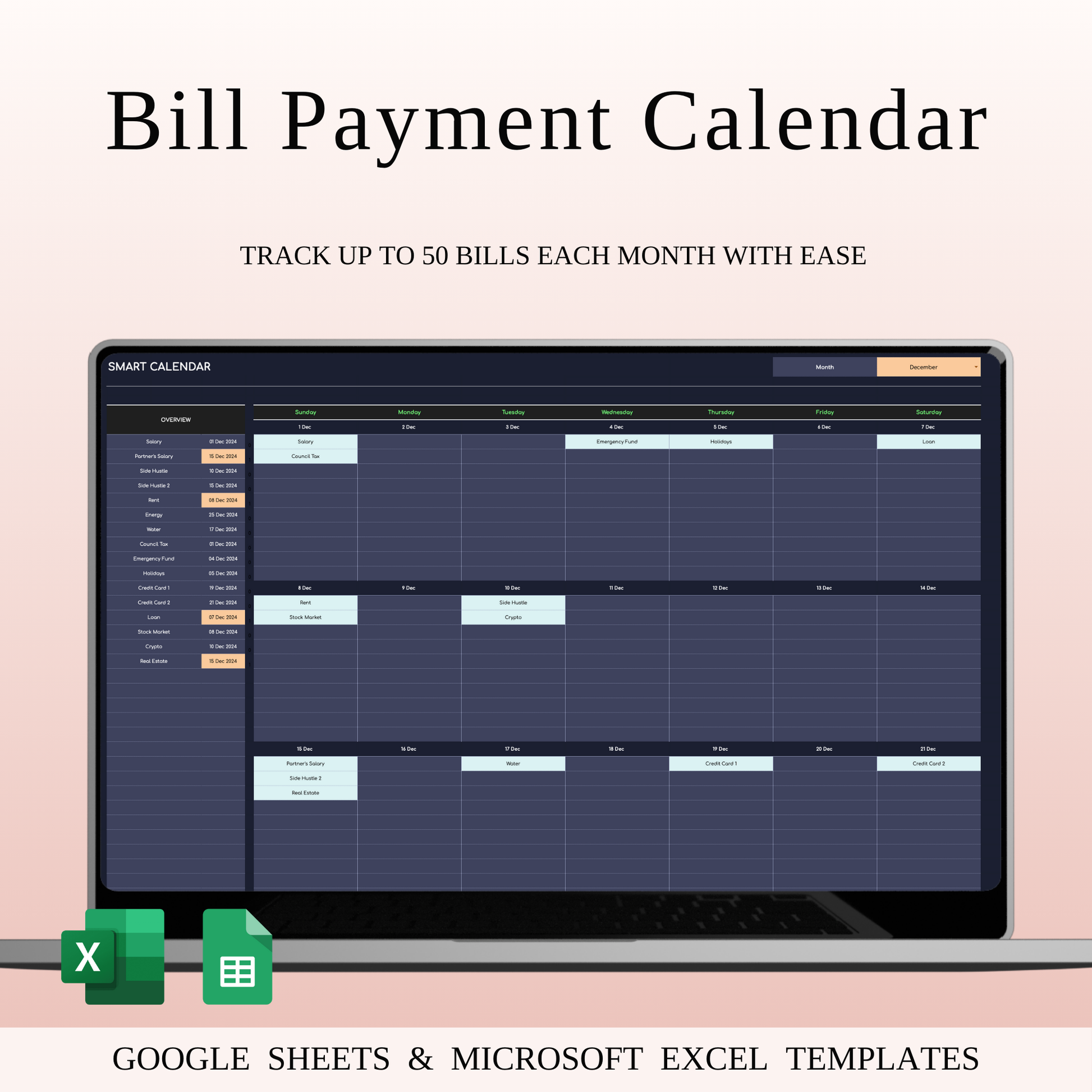 Financial Tools in Dark Theme Keyzai