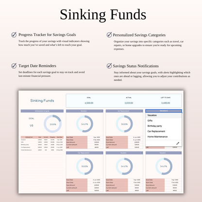 Annual Zero-Based Budgeting Spreadsheet Template for Excel and Google Sheets Keyzai