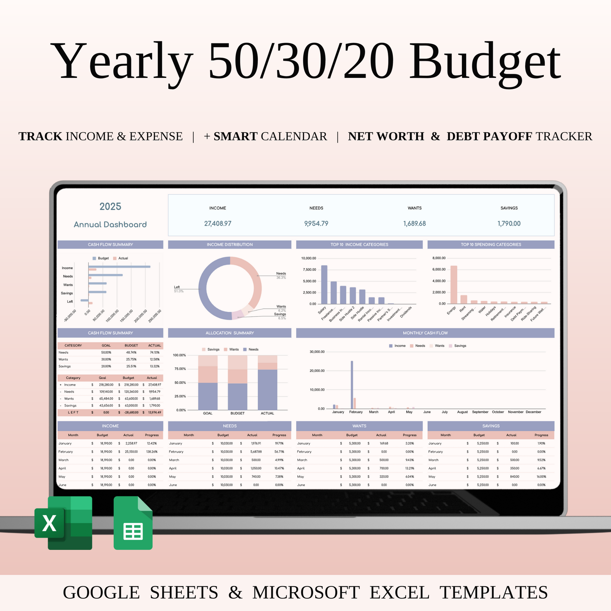 Time-Saving Spreadsheet Bundle Keyzai