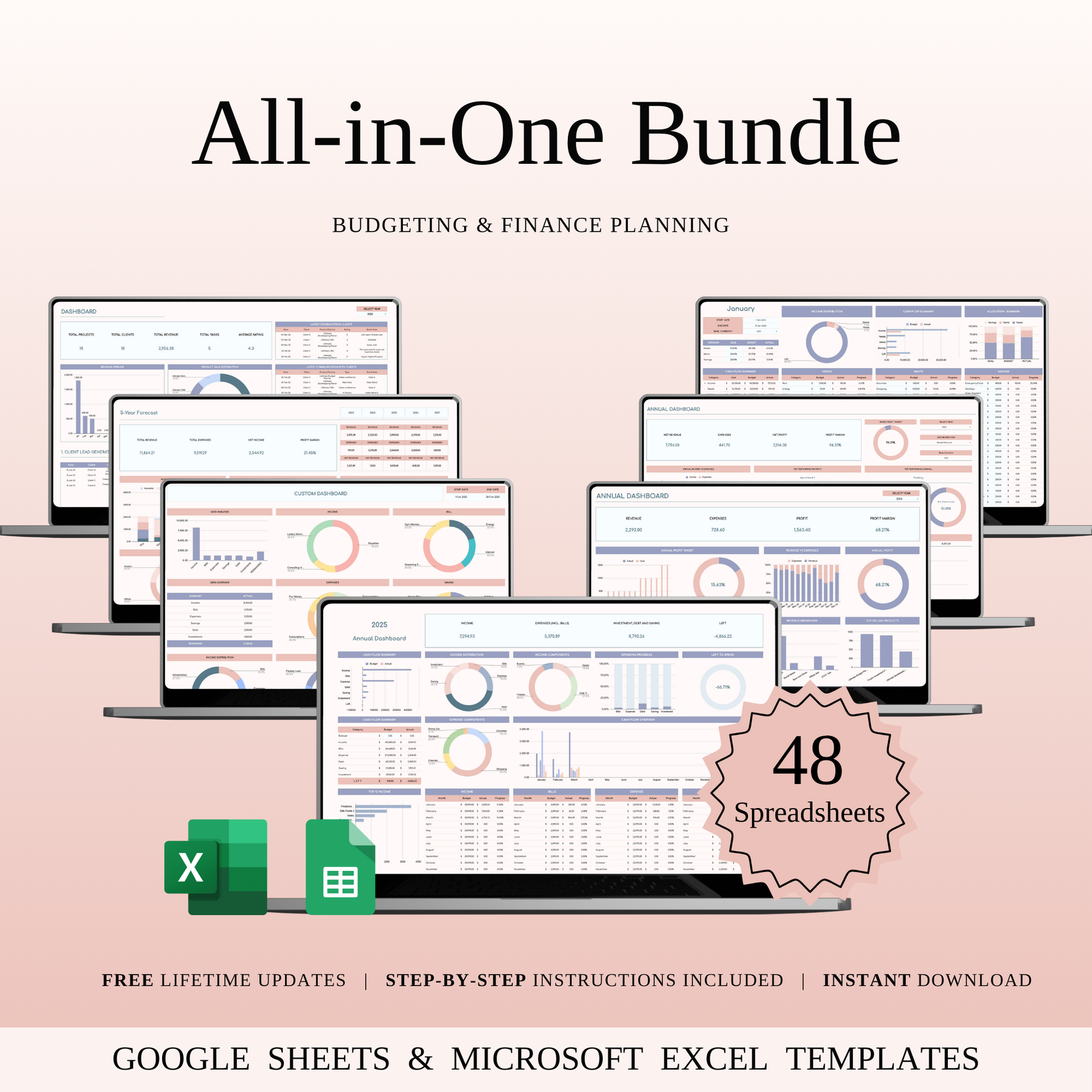 All-in-One Budgeting & Finance Bundle Keyzai