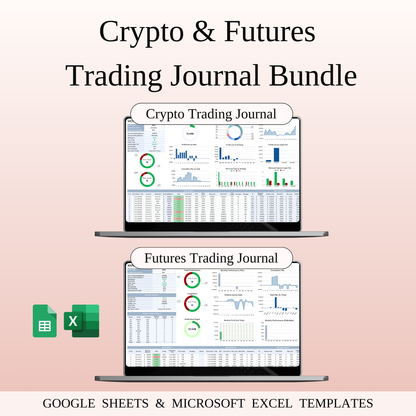 Crypto & Futures Trading Bundle – Google Sheets & Excel Keyzai