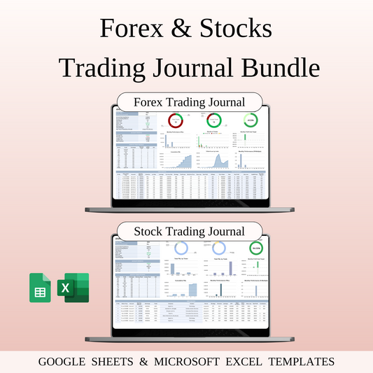 Forex & Stocks Trading Bundle – Google Sheets & Excel Keyzai