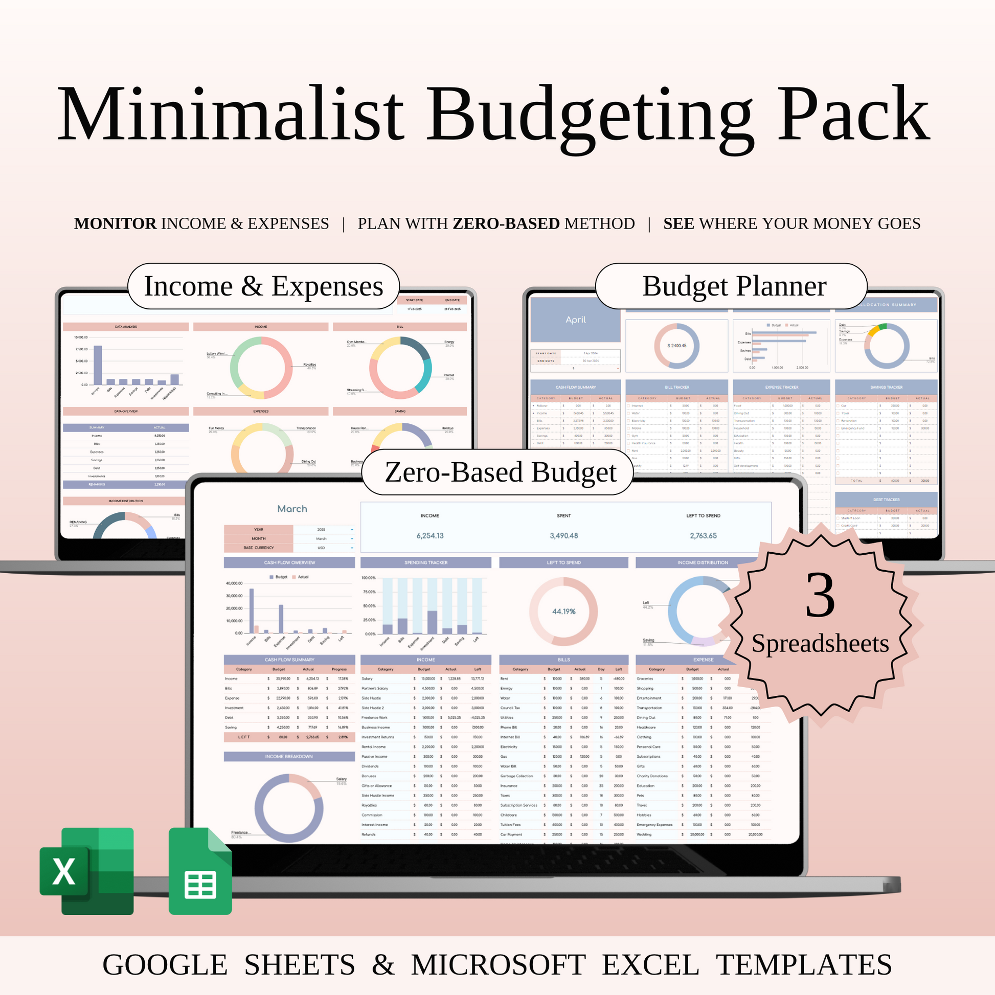 Minimalist Budgeting Pack Keyzai