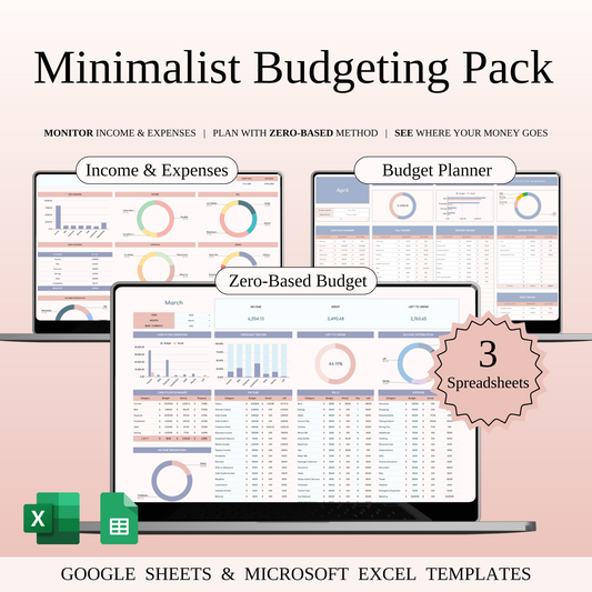 Minimalist Budgeting Pack Keyzai