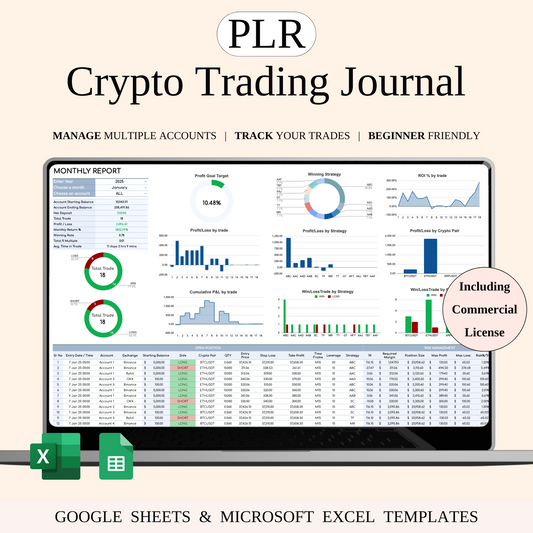 PLR - Crypto Trading Journal Keyzai