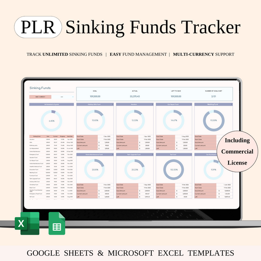 PLR - Sinking Funds Tracker Keyzai