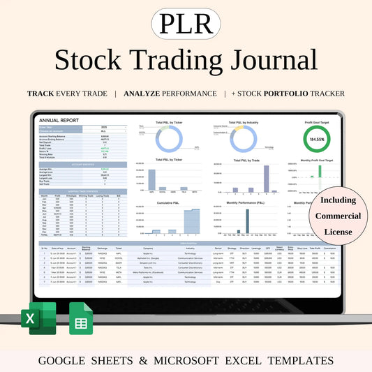PLR - Stock Trading Journal Keyzai
