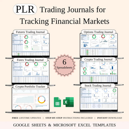 PLR - Trading Journals for Tracking Financial Markets Keyzai